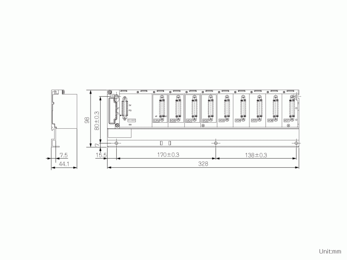 【送料無料】三菱電機基本ベースユニットQ38B - 石切電業株式会社