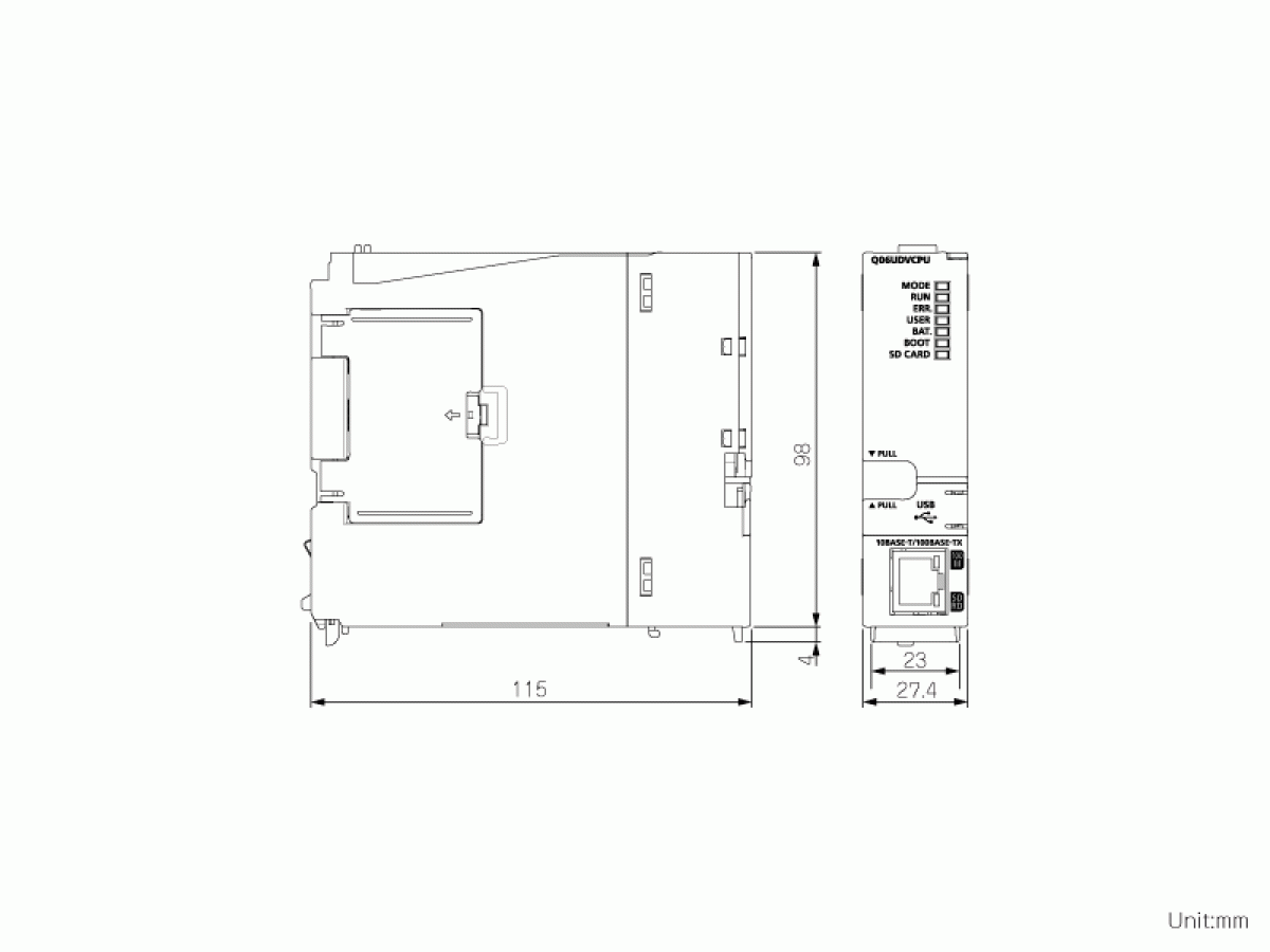 【送料無料】三菱電機凡庸シーケンサＱシリーズQ03UDVCPU - 石切電業株式会社