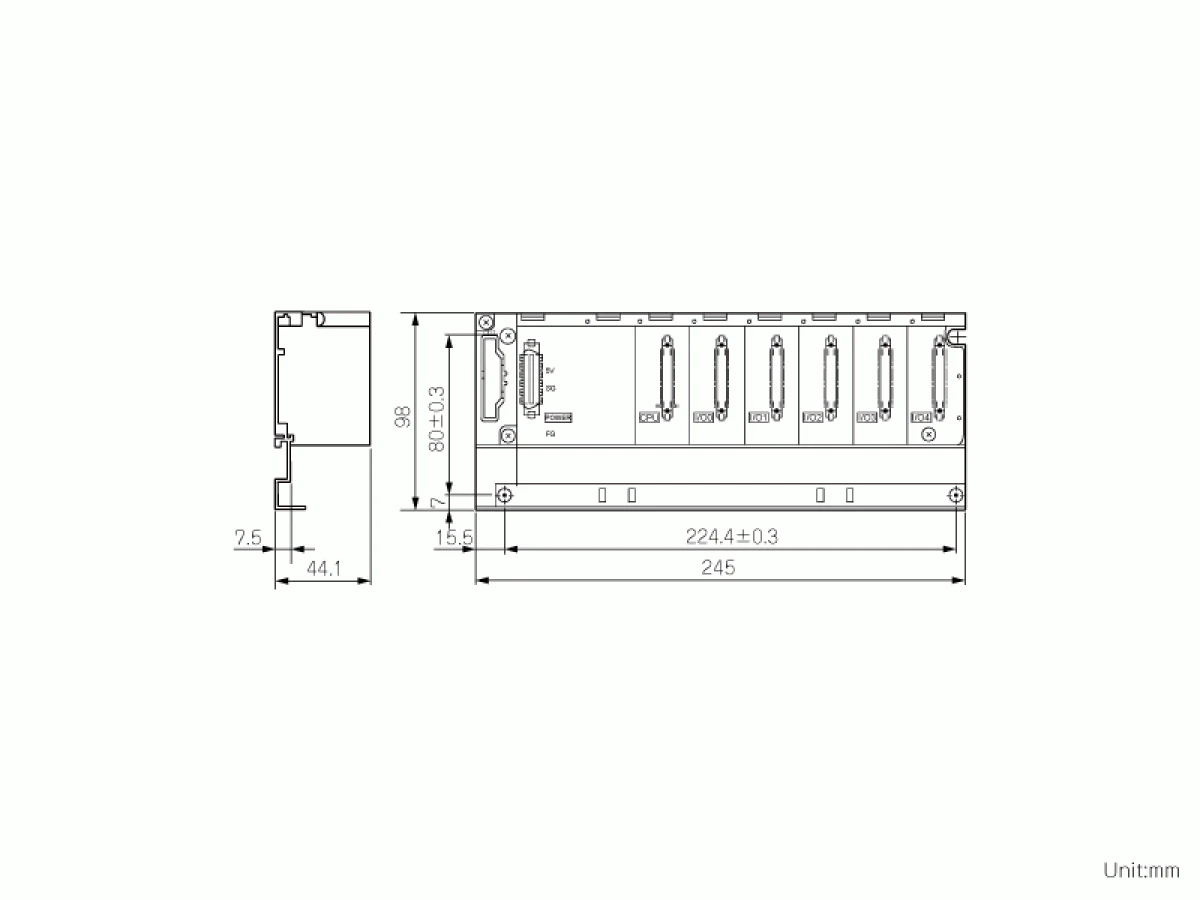 【送料無料】三菱電機基本ベースユニットQ35B