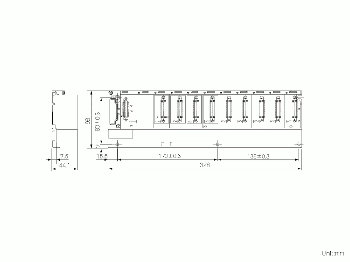 【送料無料】三菱電機基本ベースユニットQ38B