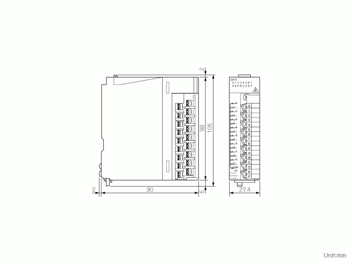 【送料無料】三菱電機DC入力ユニットQX40